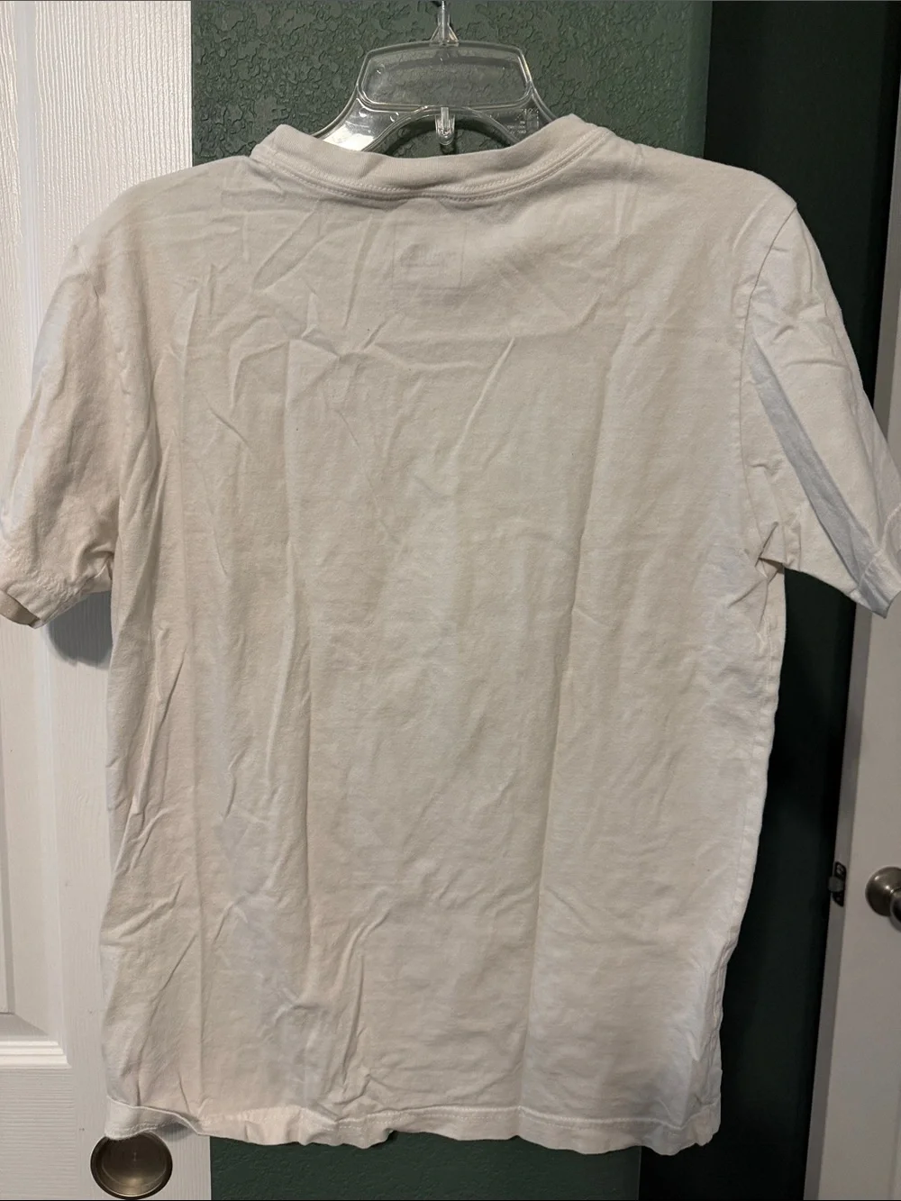 The North Face White Tee with Rainbow Square Graphic